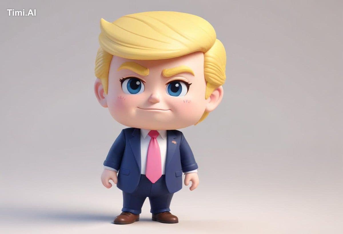 Chibi [SUBJECT], [COLOR PALLETE], 3d model vinyl toy, white 