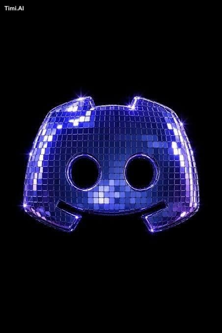 “Transform the attached logo into a glossy 3D disco ball sty