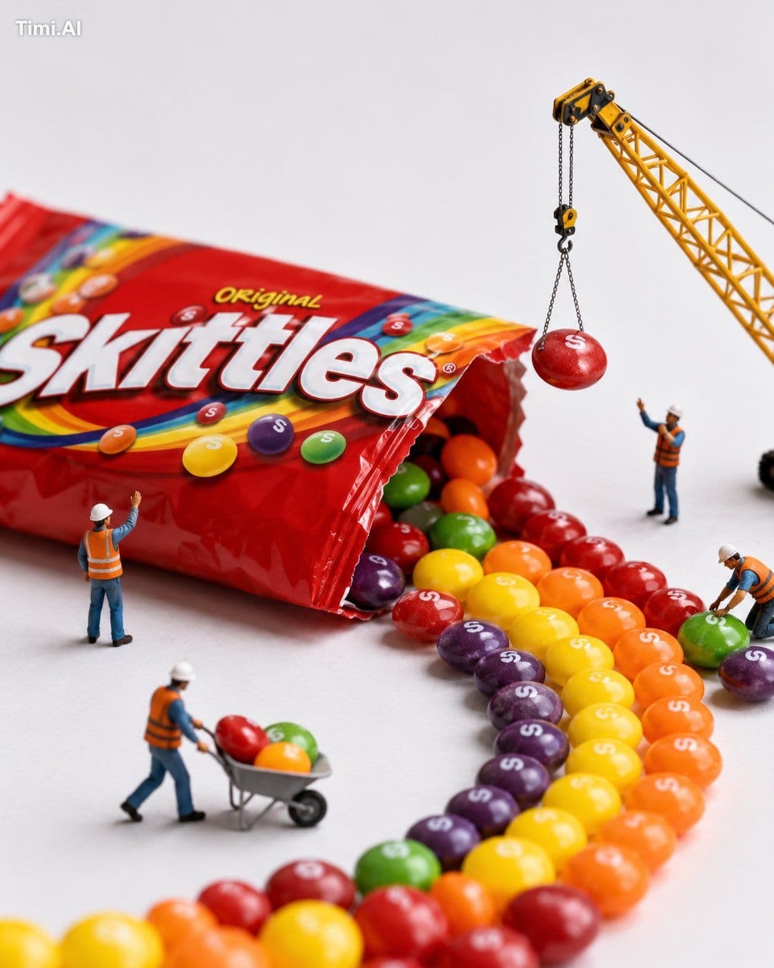 Create one premium hyper-realistic miniature ad for [BRAND N