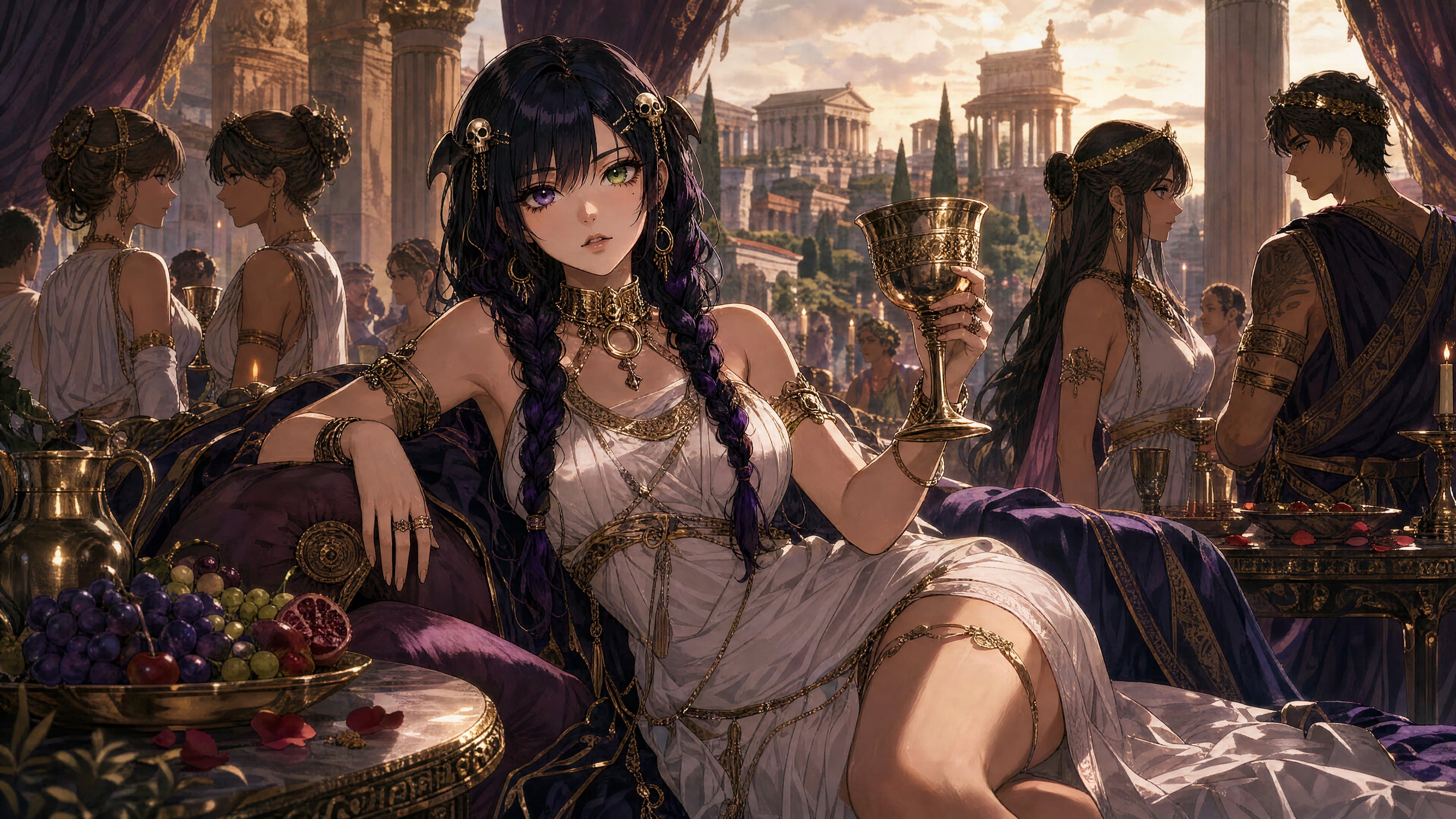 ANCIENT ROME CHARACTER TRANSFORMATION 🏛️⚔️👑💜💚
Today’s P