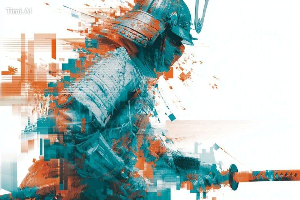 A glitch art-inspired [subject], distorted by fragmented dig