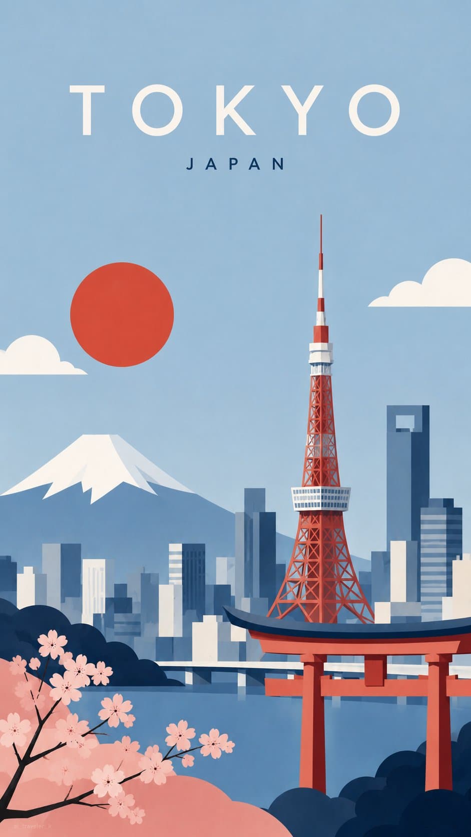 Create a premium editorial travel illustration of [CITY NAME
