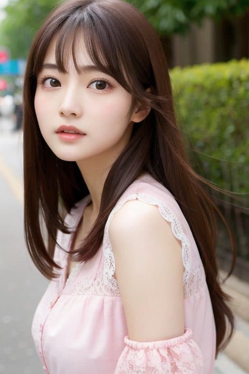 【2枚目のプロンプト】
超リアルなスマホ写真。
20代前半の架空の日本人女性。
実在する人物や有名人には似せない。