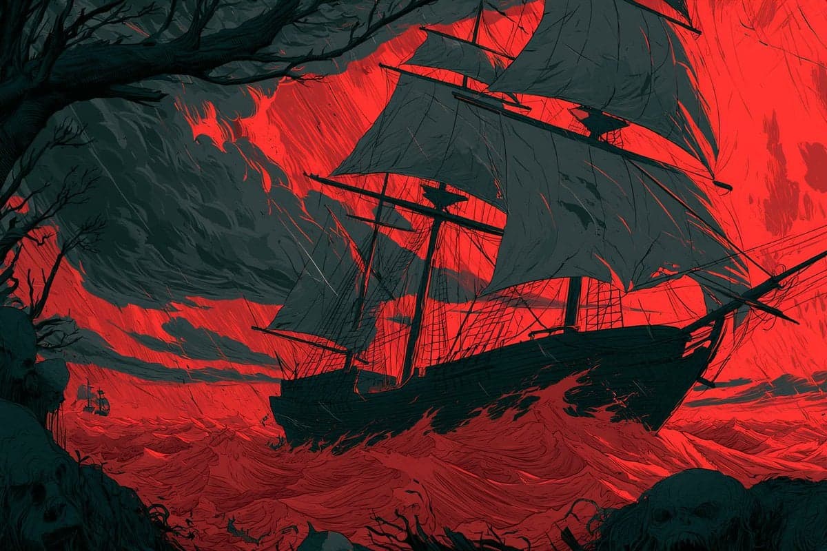 [Subject]  in a Horror Comic Anthology, with eerie settings,