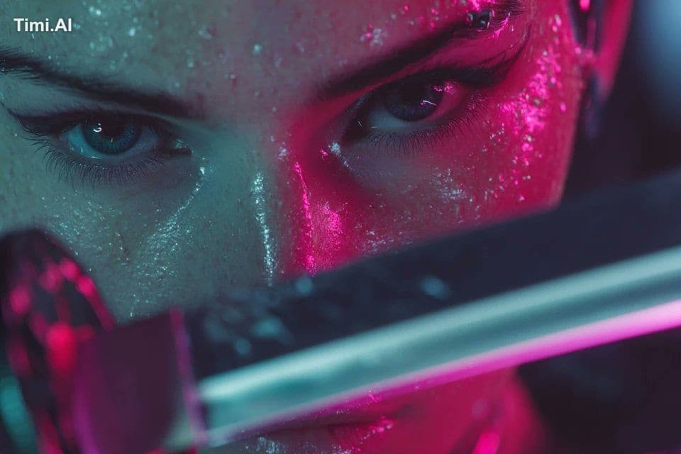 Cinematic close-up of a [character] holding a [object] with 