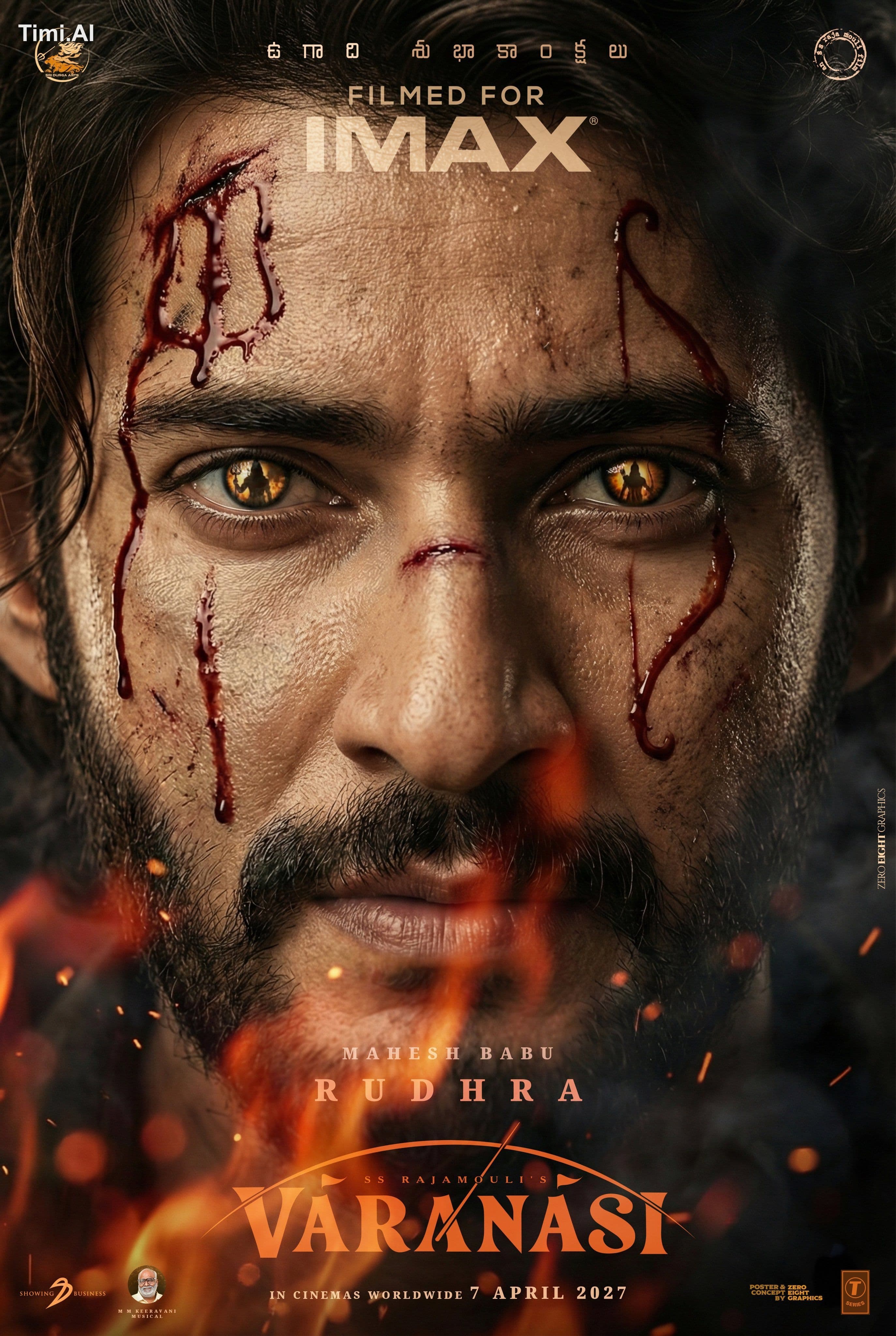Ugadi Special Character poster from the film Varanasi featur