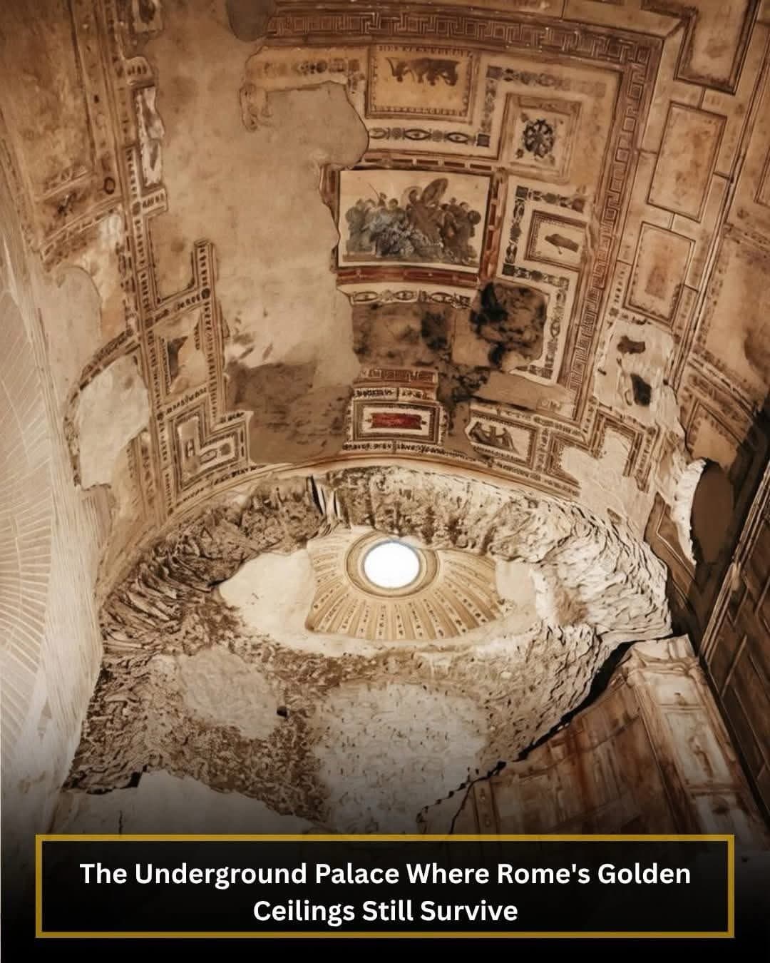 How is it that they just buried intact buildings &amp; built