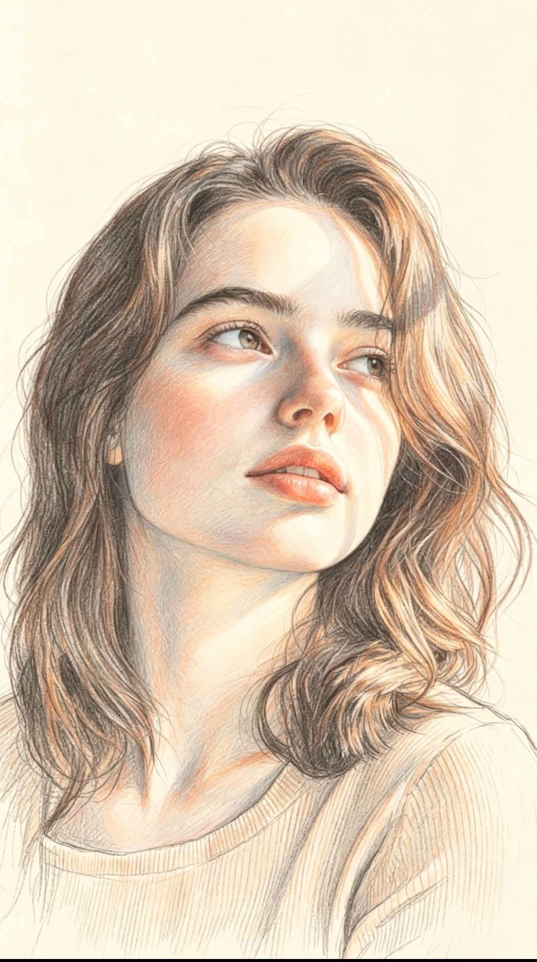 Ultra-refined semi-realistic graphite and colored-pencil por