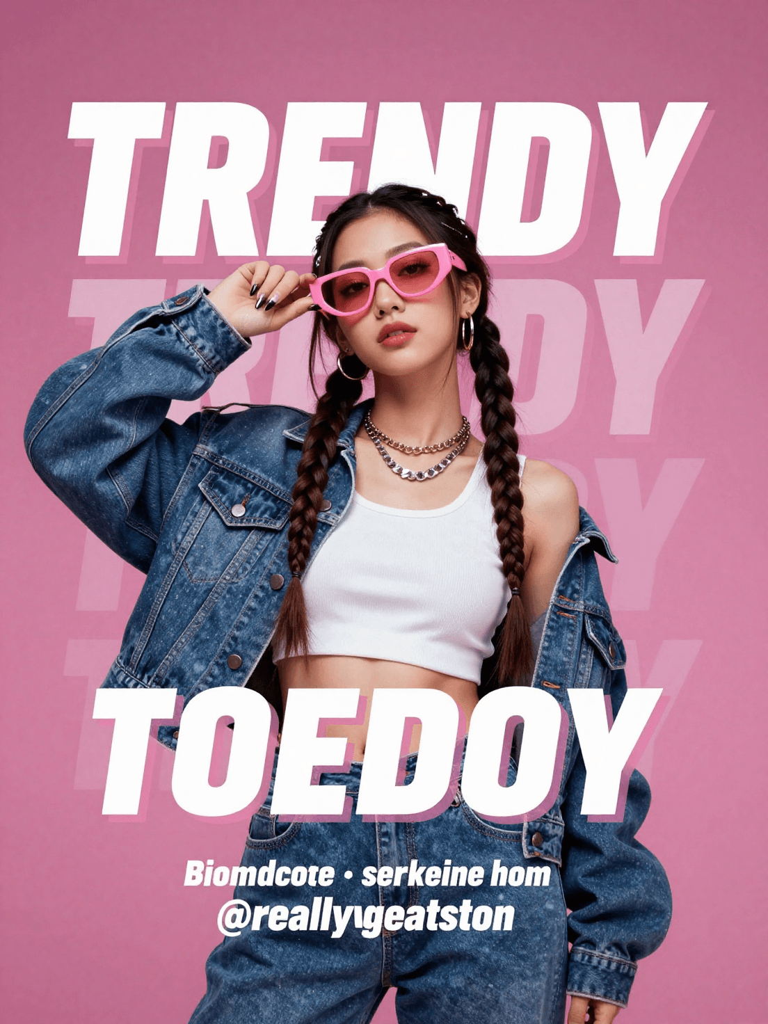 trendy hip hop poster instagram trendy premium female