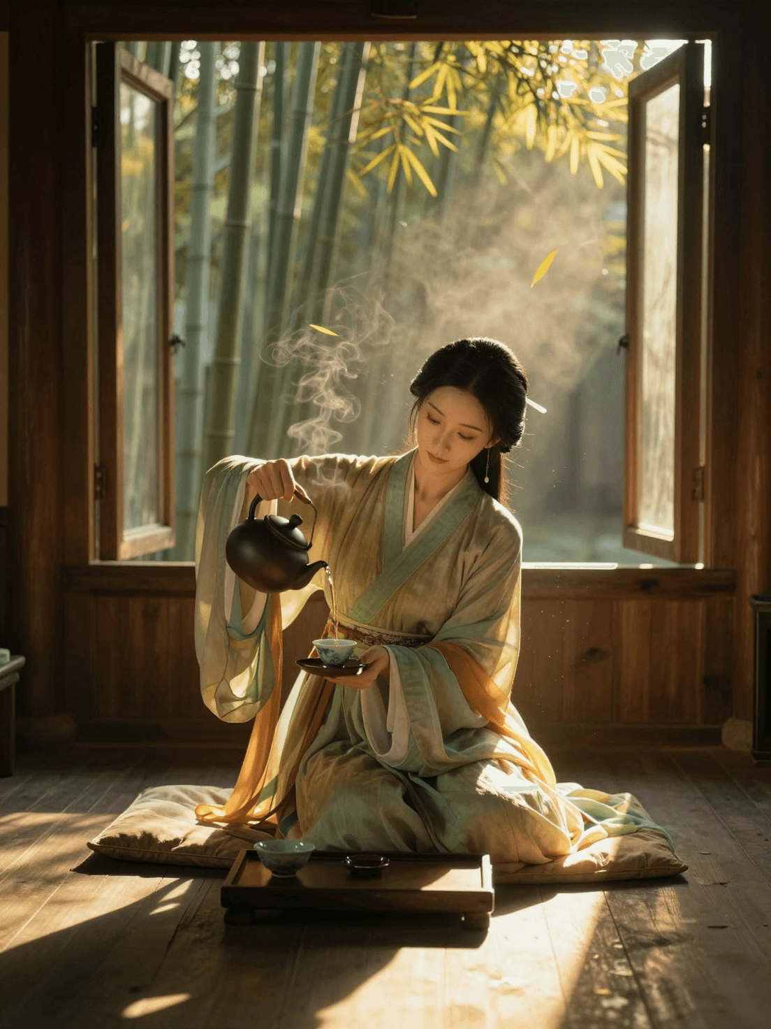 A full-body, cinematic vertical portrait in 3:4 ratio of a g