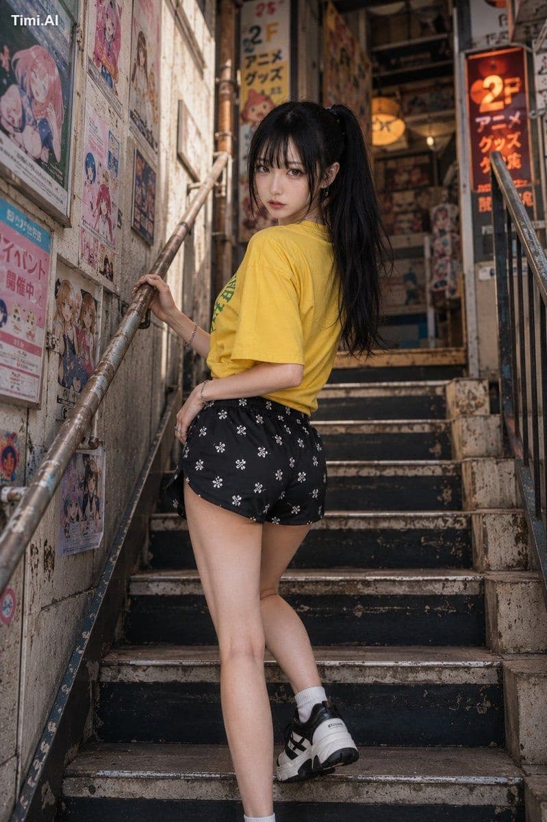 Pose-first photorealistic fashion editorial photo: a clearly