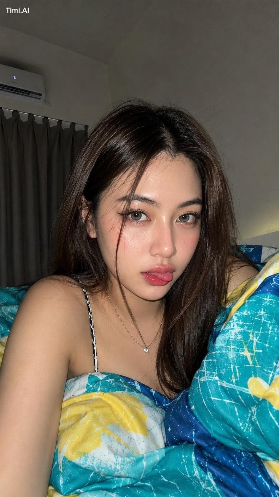 Edit the provided photo without changing the person's face o