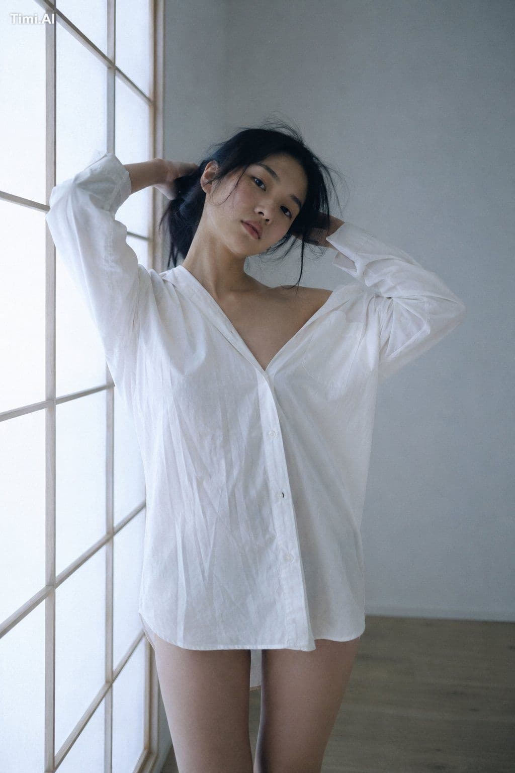 A medium portrait captured with a 50mm lens at f/2.0. The su