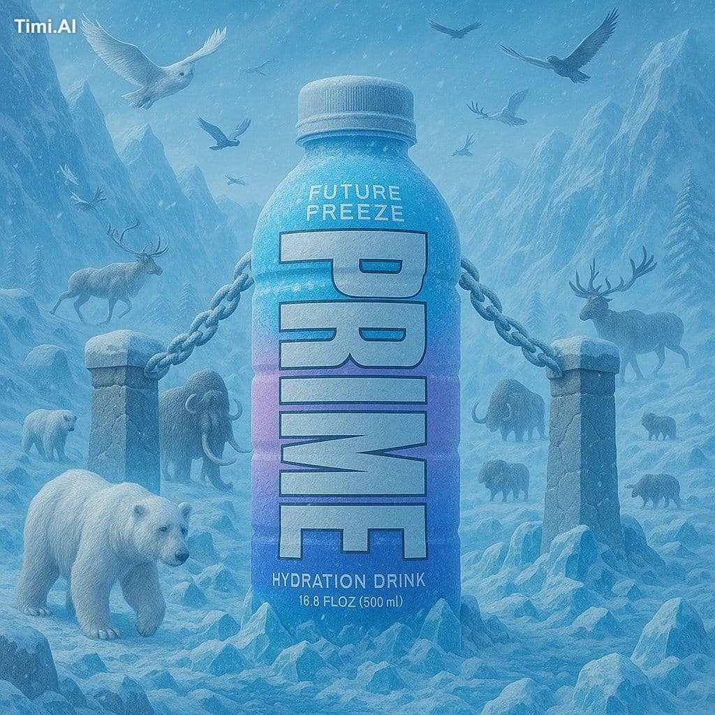 AI product photography for Prime Future Freeze Created wit