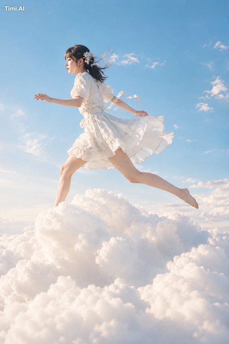 白いリボンだけが、少し遅れて追いかけてくる ☁️🕊️✨
#AIart #AI写真 #雲の上
【GPT Image2プ