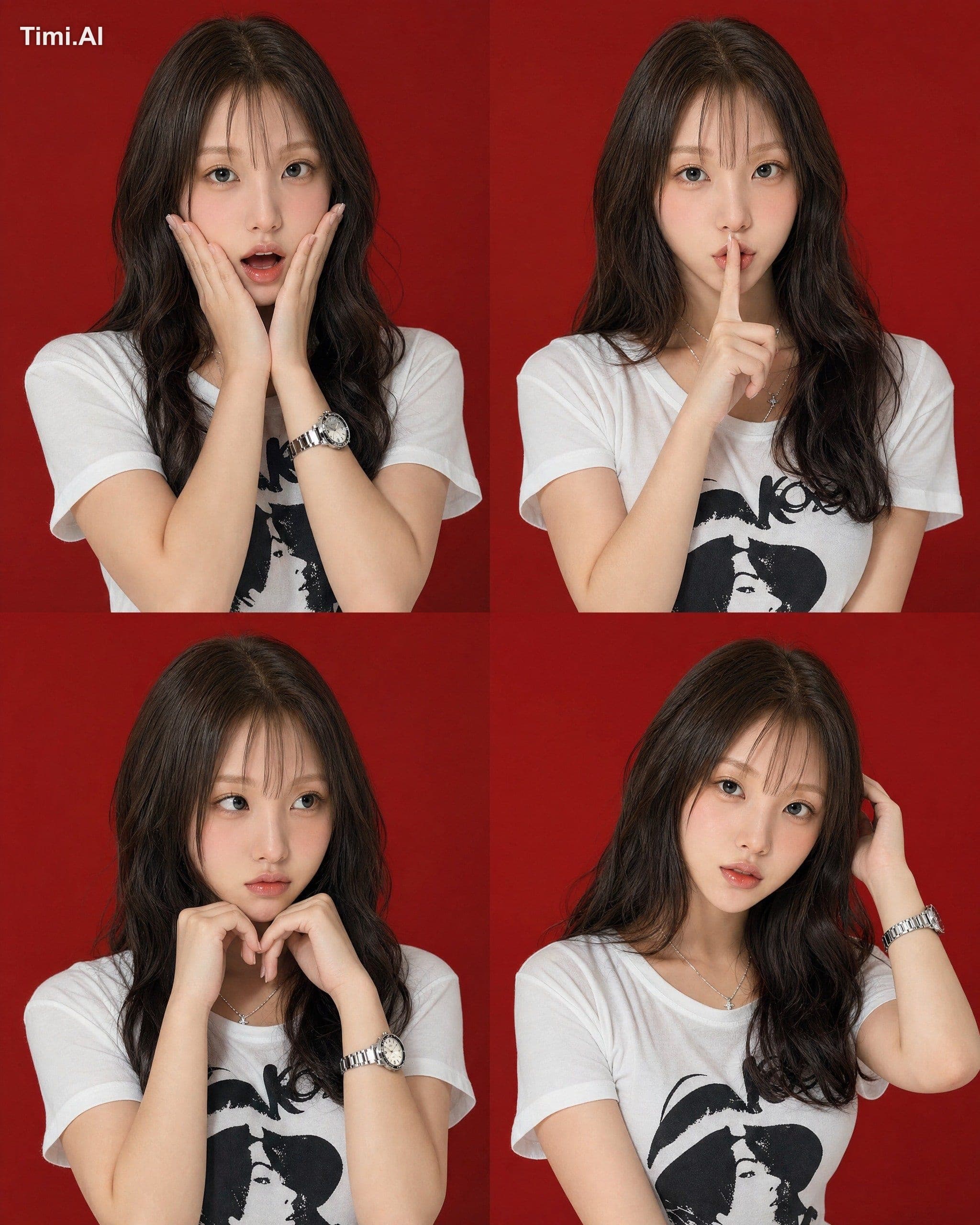{
"prompt": "A high-end studio portrait featuring the same