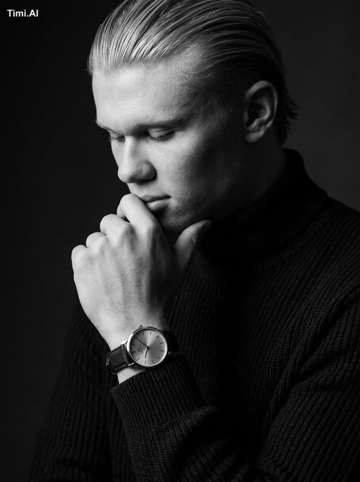 Photorealistic, hyperrealistic black-and-white men’s fashion
