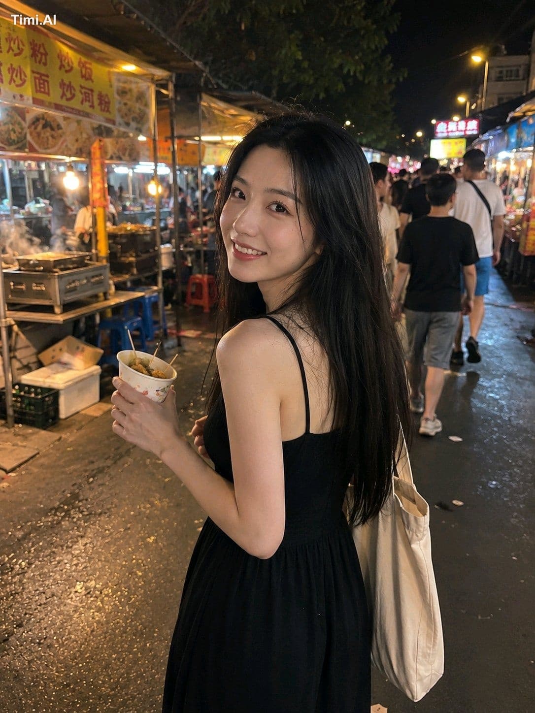 甜品店,冰淇淋,木桌,黄色座椅,原图姿势,拼贴,四宫格,多场景,信息图,文字,标题,海报,赛博朋克,电影级霓虹,商业时尚