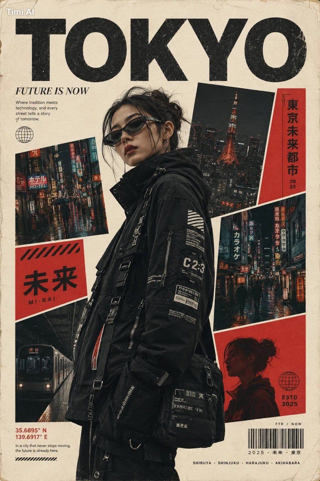 Ultra-premium editorial magazine cover / collectible poster