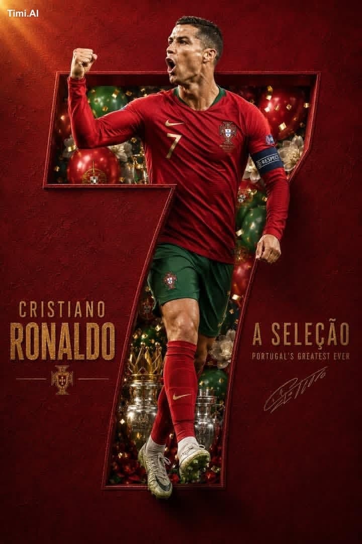 Professional luxury football poster, 4:5 ratio. Entire frame