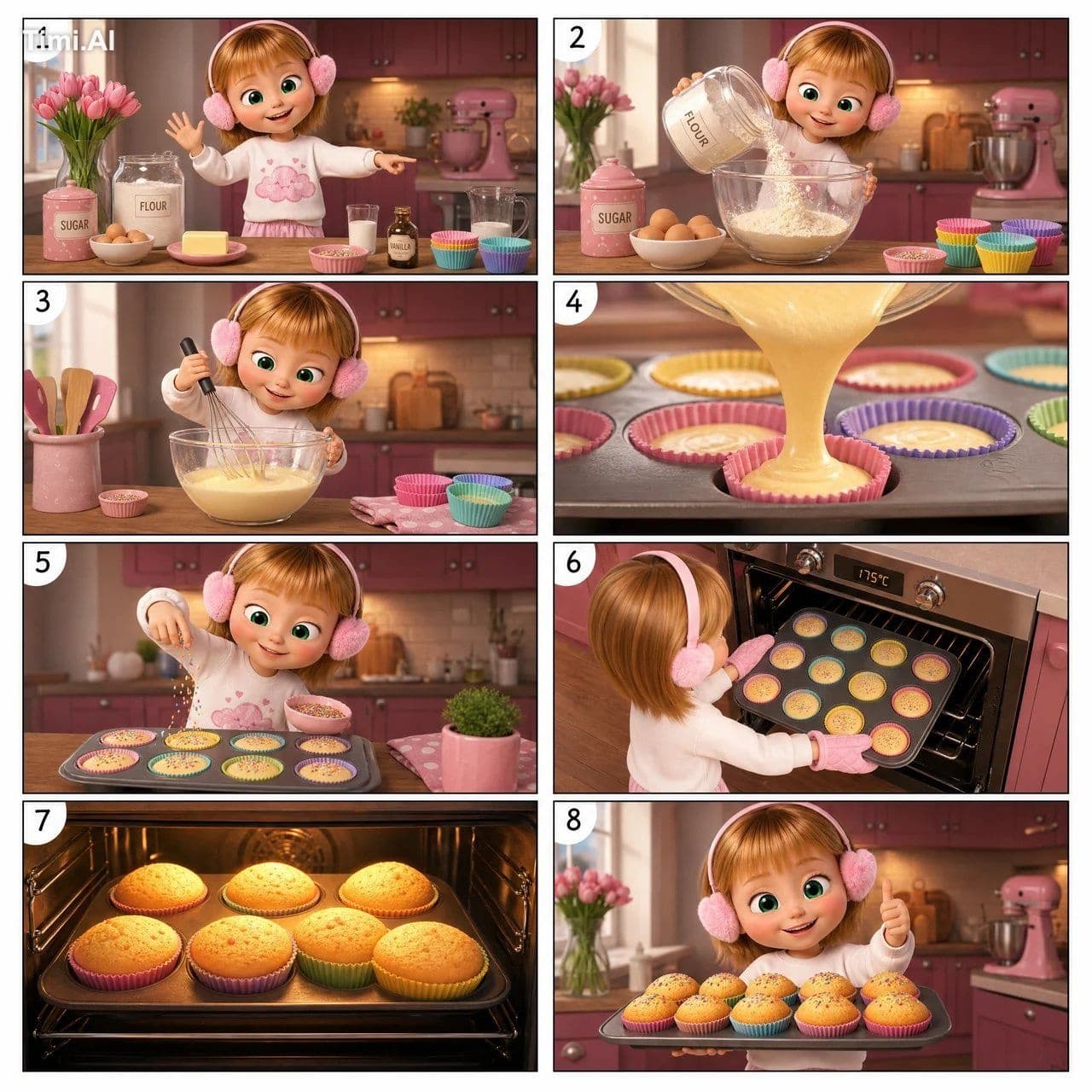 Use the uploaded storyboard image as a visual reference only