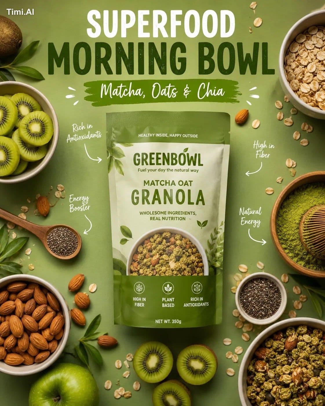 (Chocolate Protein Muesli Ad)
Premium protein breakfast foo
