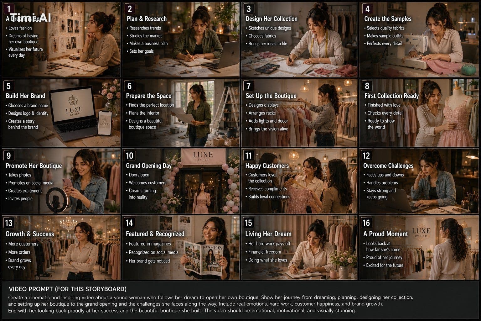 Storyboard of this video created with GPT image 2
Create a