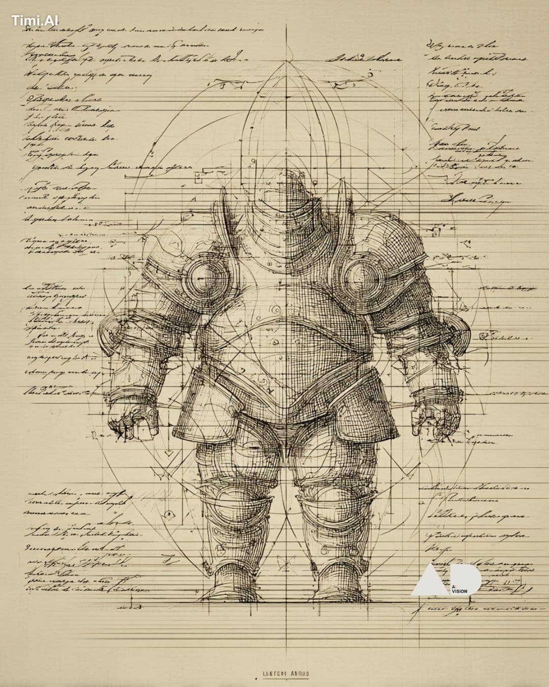 Leonardo Da Vinci Manuscript 🧠
Midjourney parameters: --ch