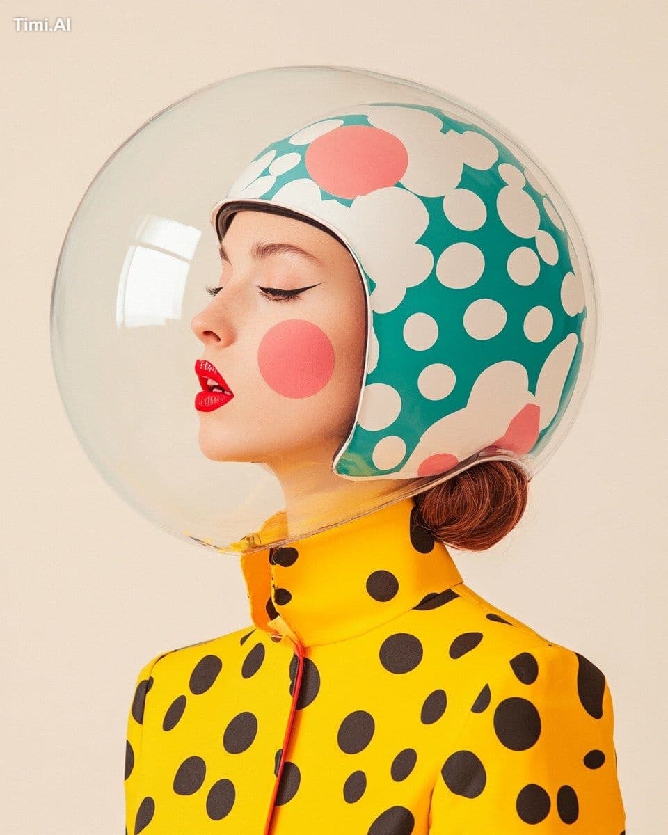 Portrait of Captain Fabulous, the artistic explorer of Pop A