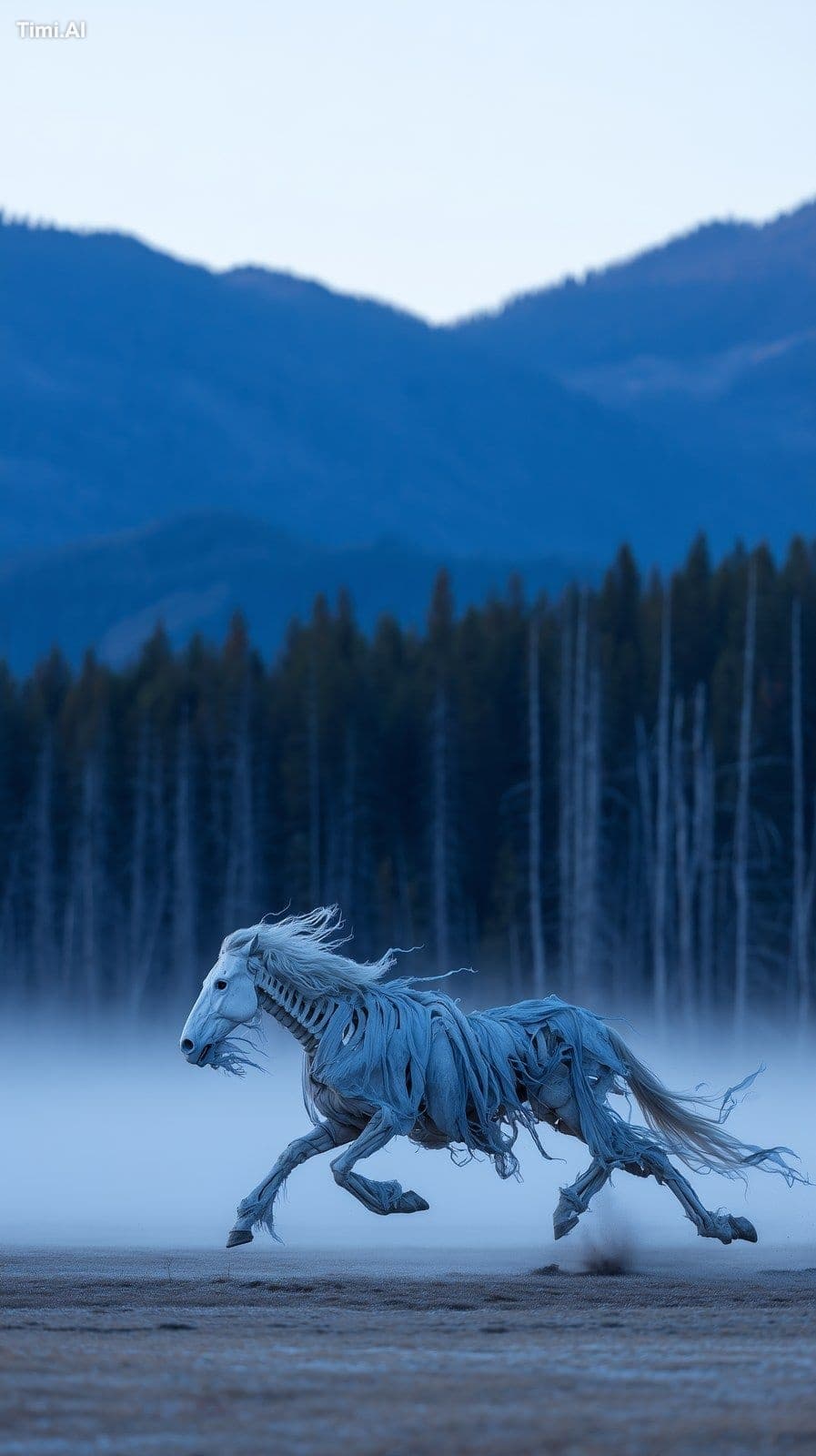 A chilling, hyper-detailed wildlife horror photograph taken