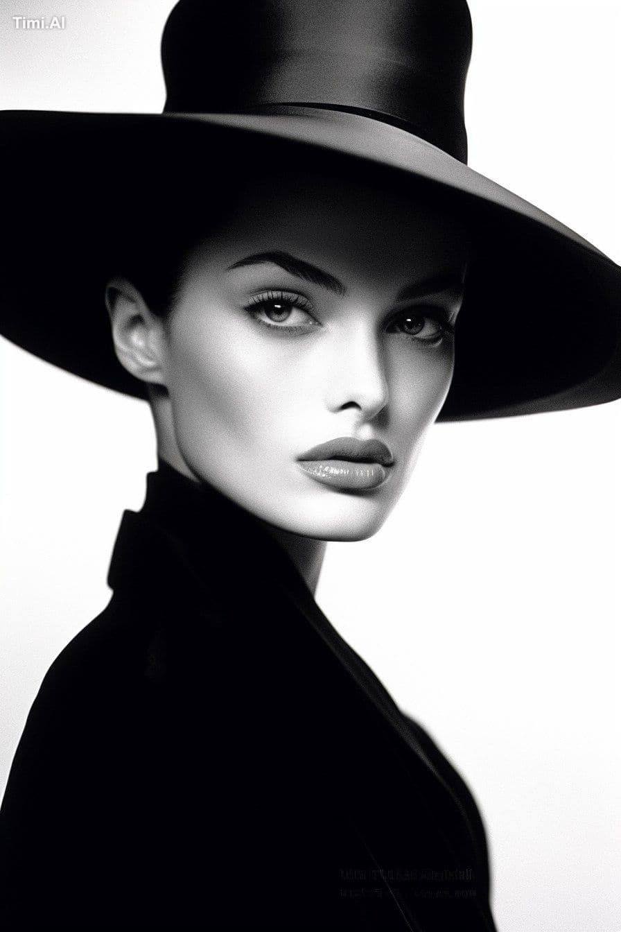Fashion Photography | MOOD: Elegant | SCENE: A high-contrast