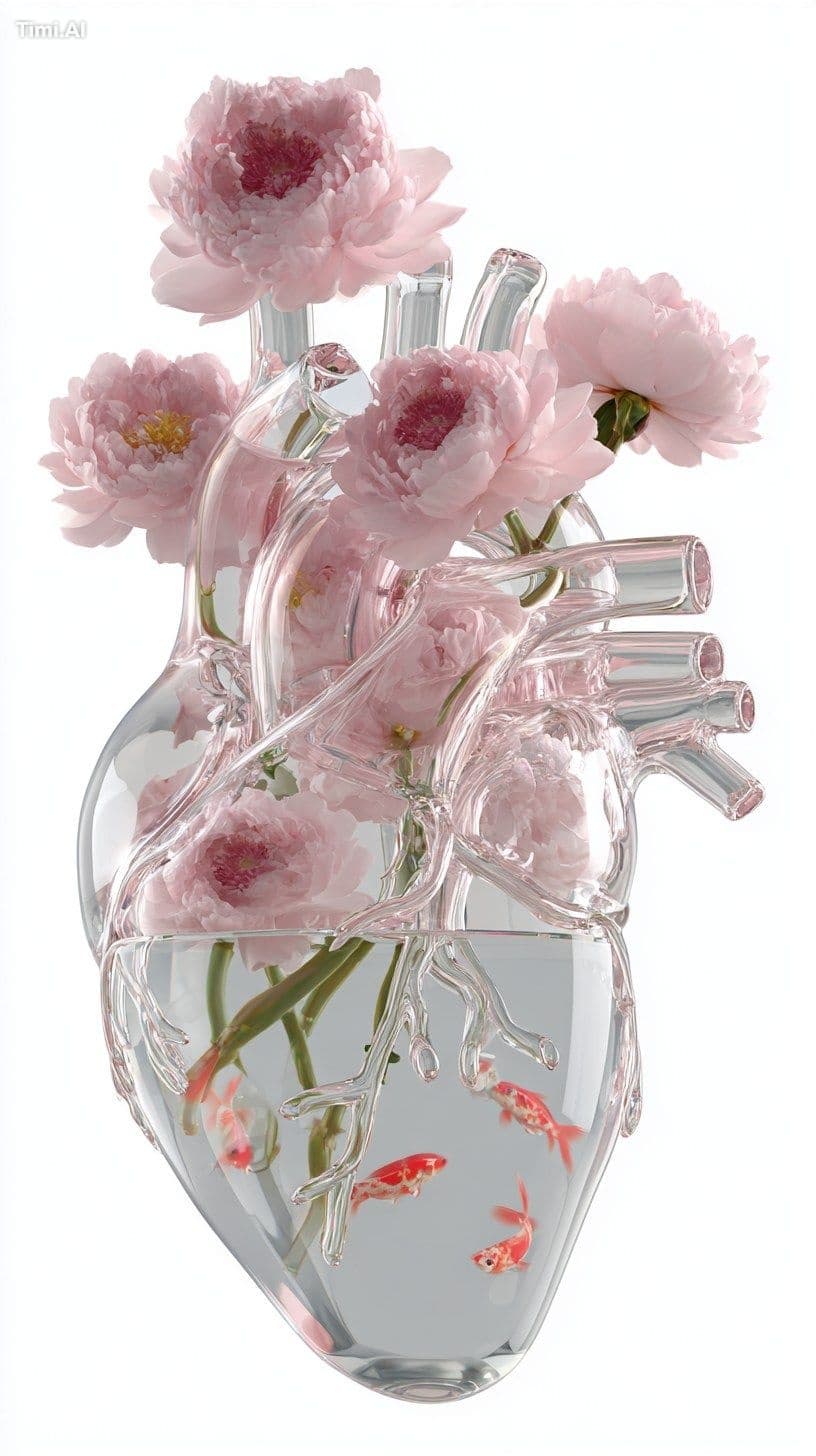Polar white background, 3d Render of a anatomically correct