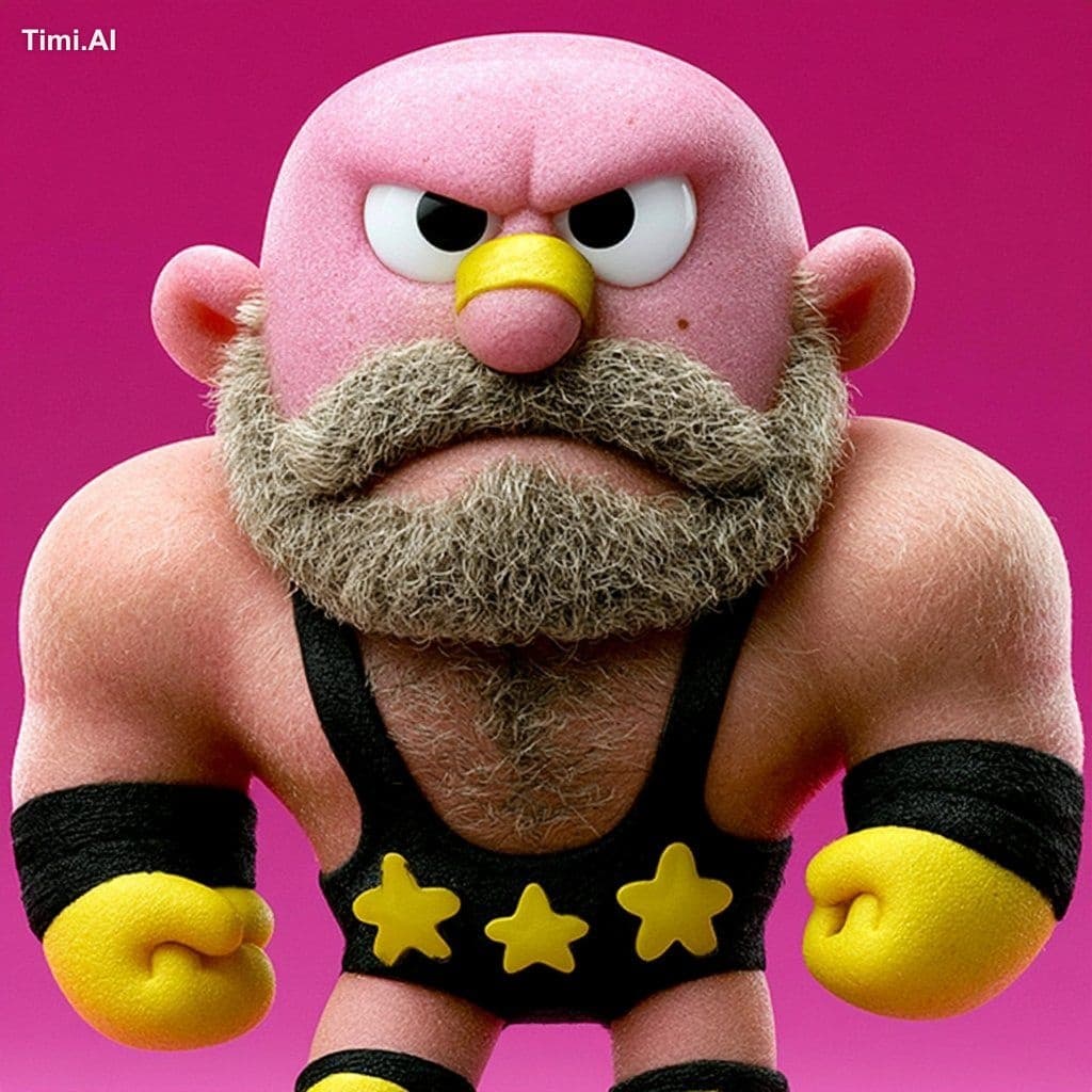 Fuzzy Pink Plush
🧶 --sref 2526505223
Quirky 3D rendering