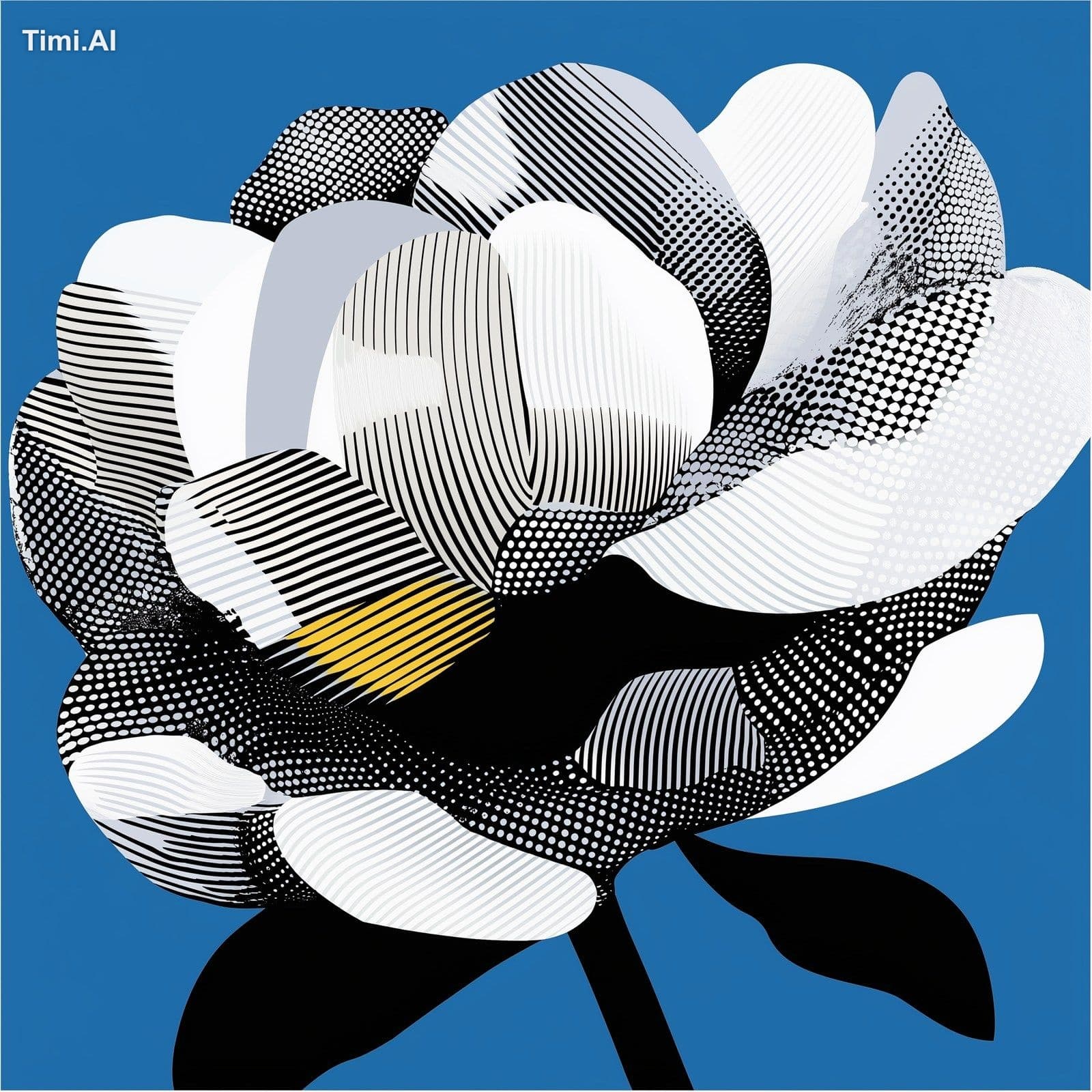 A mesmerizing bouquet of extravagant, surreal flowers with i