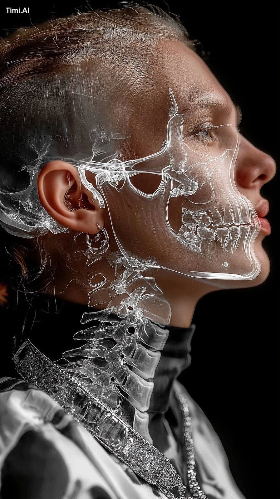 x-ray of head of mffy --ar 9:16 --profile 64j49ia --stylize