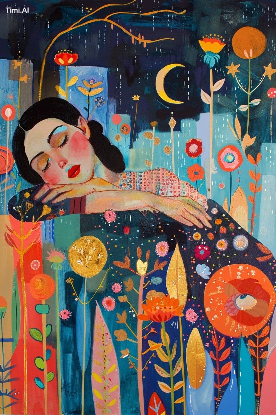 night with stars and the moon, andere Farben, lisa congdon s