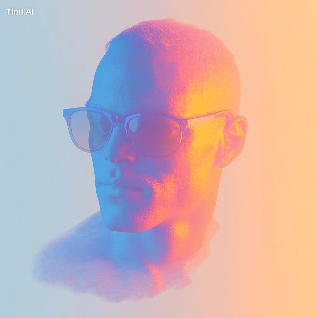 Man’s face with sunglasses, urban cool vibes --sref 96297097