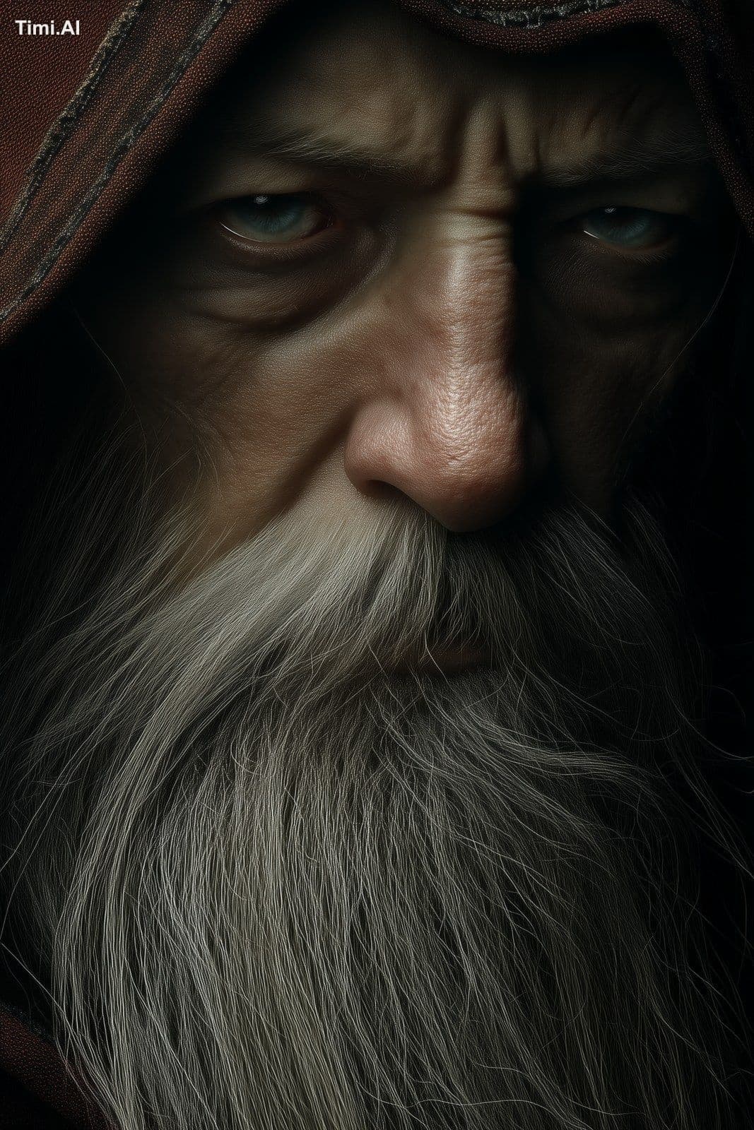 an old wizard or warlock from the antediluvian age, cinemati