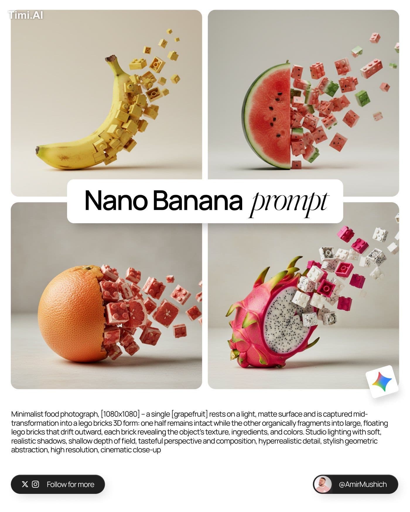 Prompt for Nano Banana 🍌
(inspired by @TechieBySA):
[Mini
