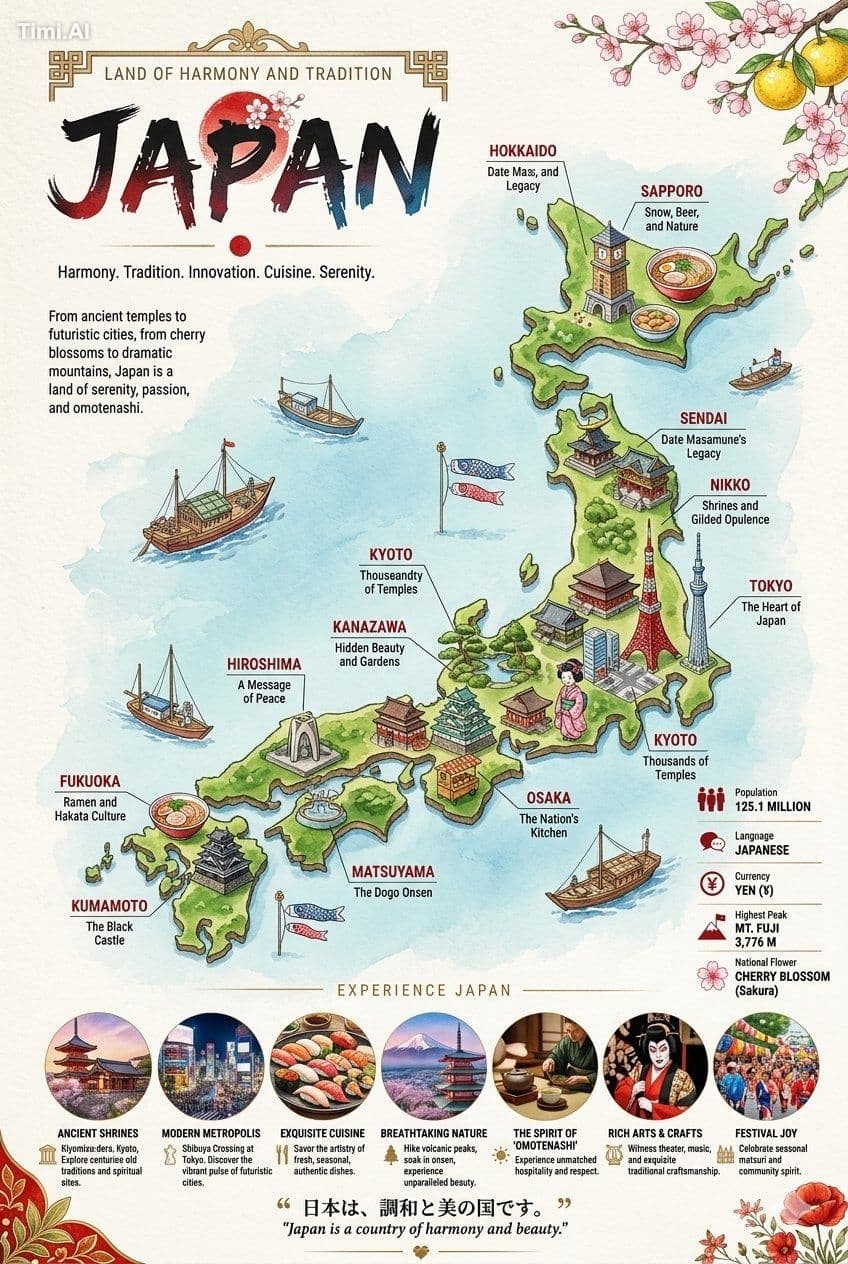 Two vertical, highly detailed, illustrated travel infographi