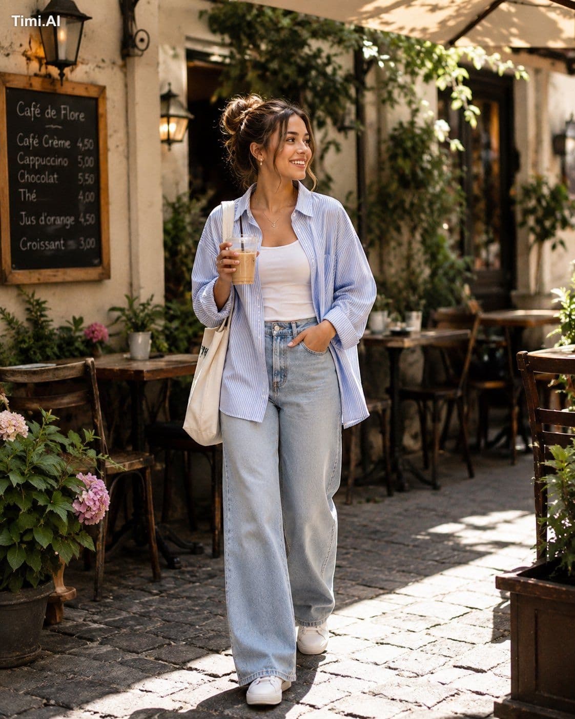 Ultra-realistic lifestyle fashion portrait of a cheerful you