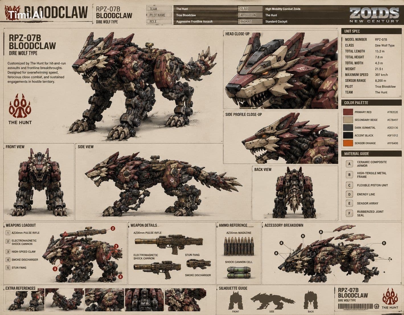 Another Zoids inspired prompt. If you run into any difficult