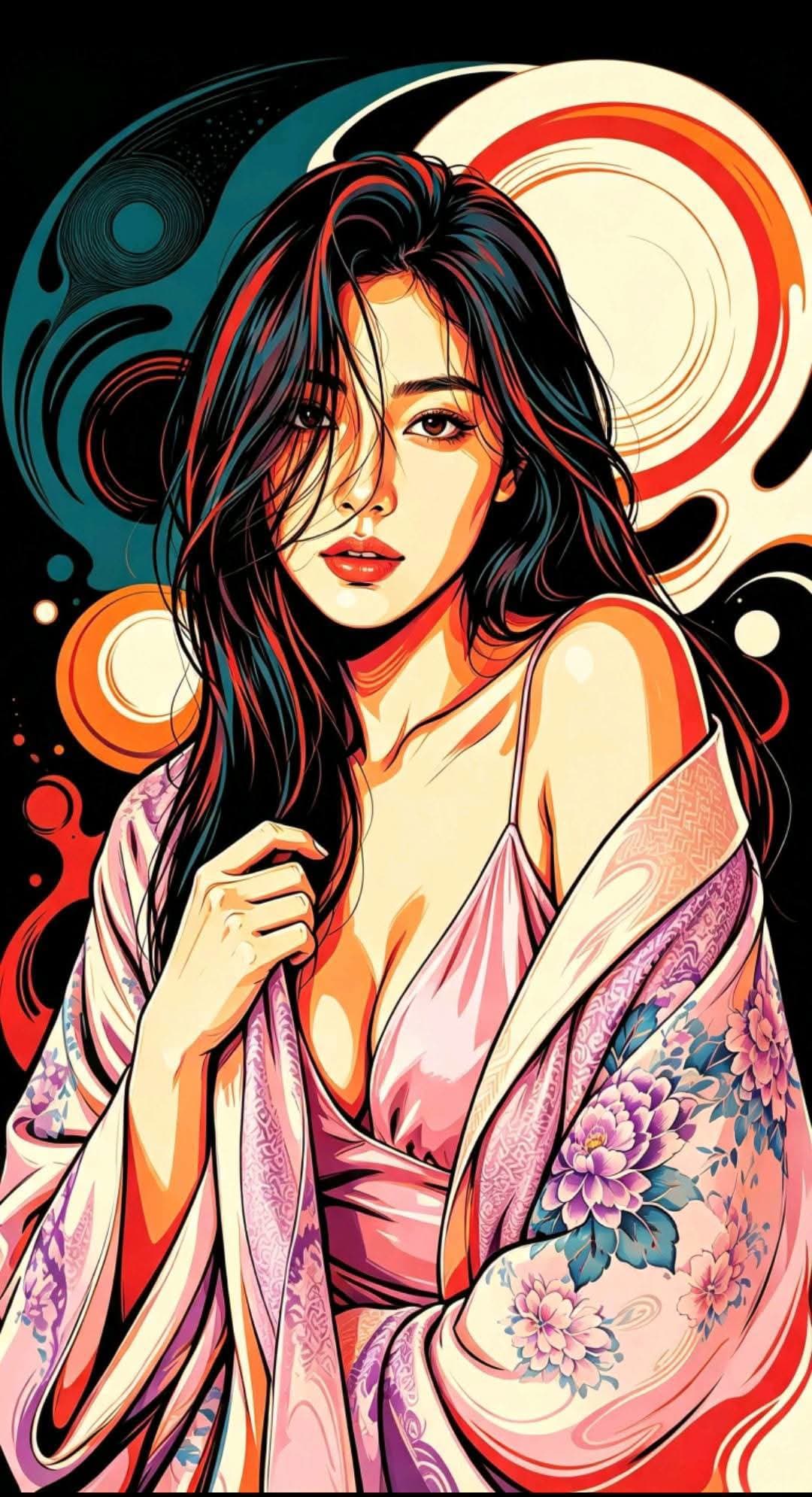 Make a same 100% with object!
Psychedelic neo-expressionist