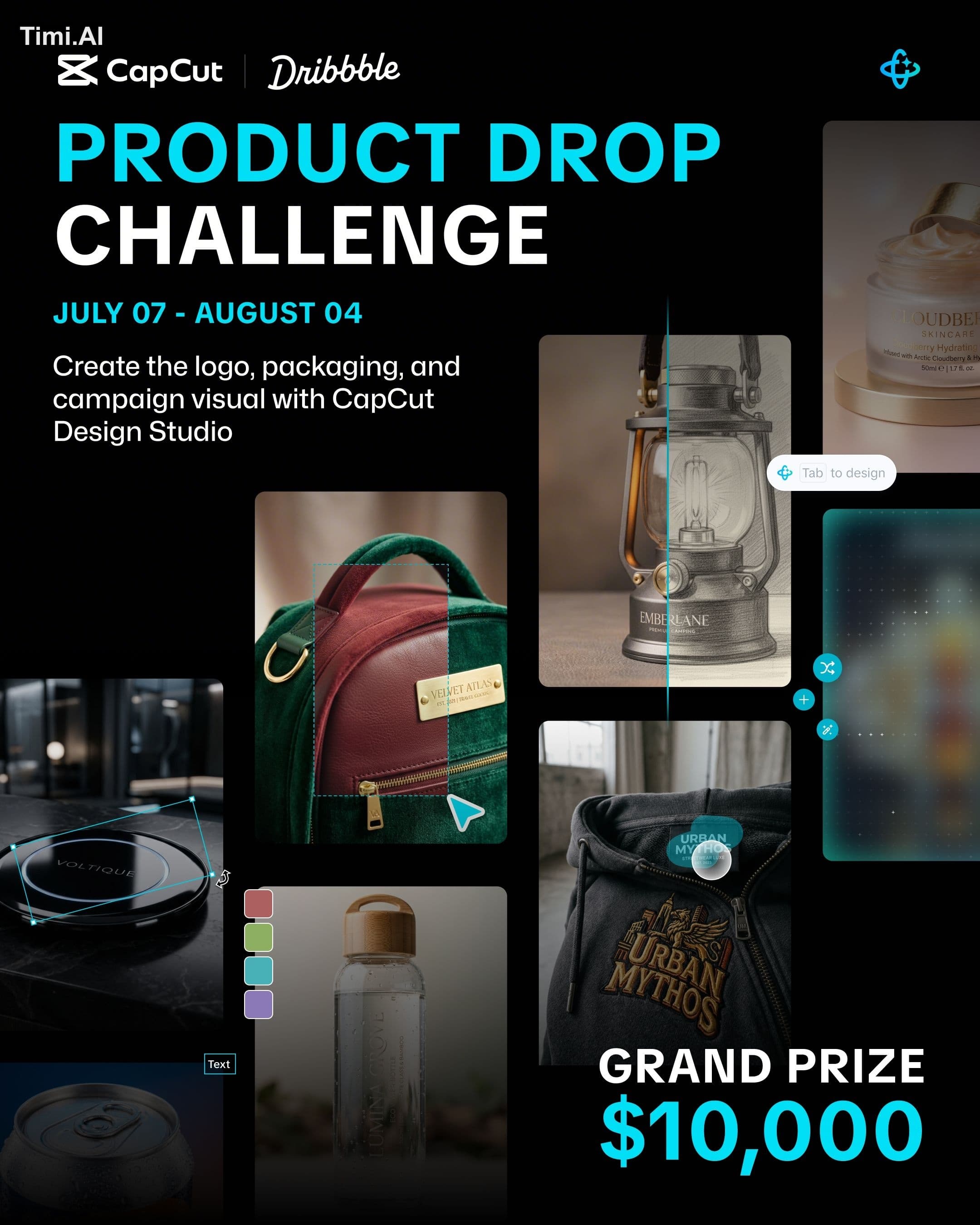 📌 How to Enter:
Sign up for a free Dribbble account
Open Ca