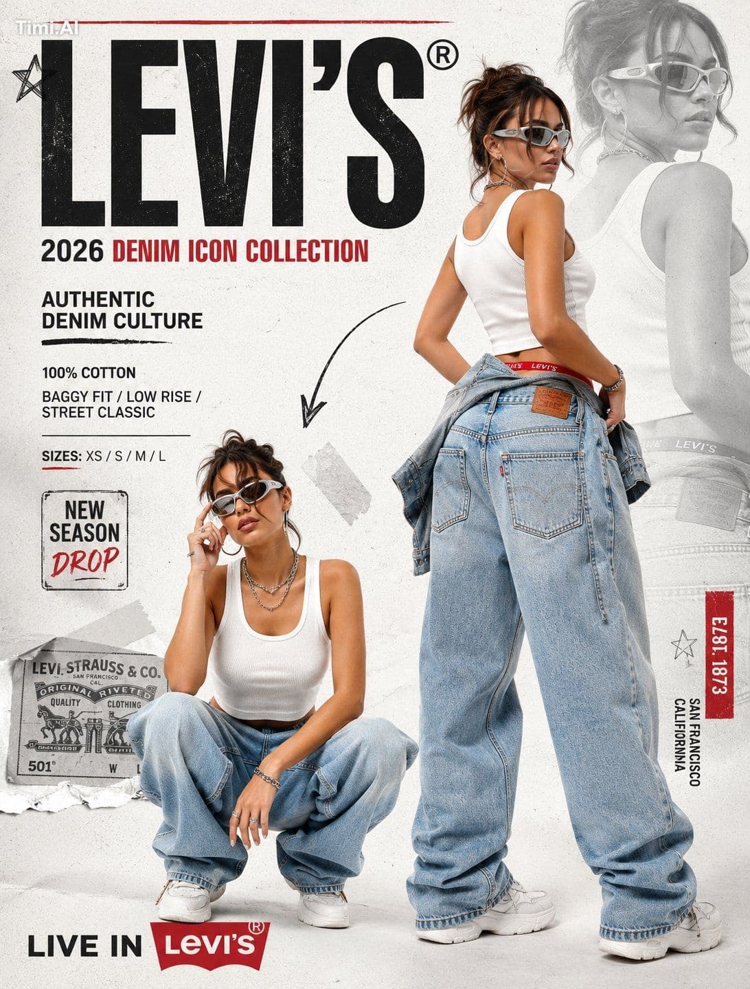 You are an elite fashion campaign poster designer AI special