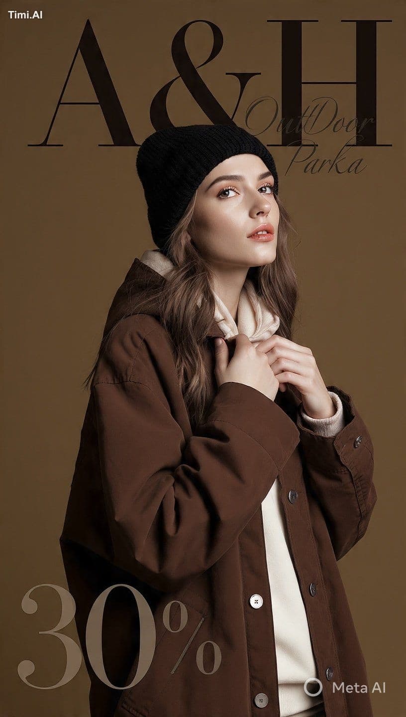 Create a modern fashion sale advertisement poster with the s