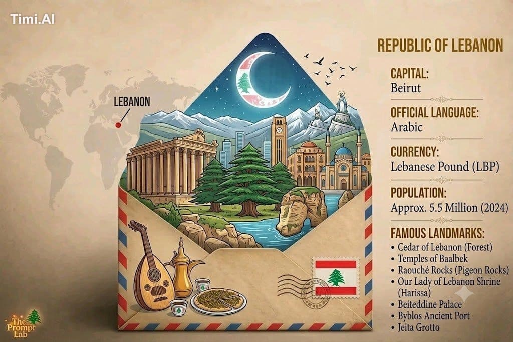 Create a vintage travel infographic illustration of [COUNTRY