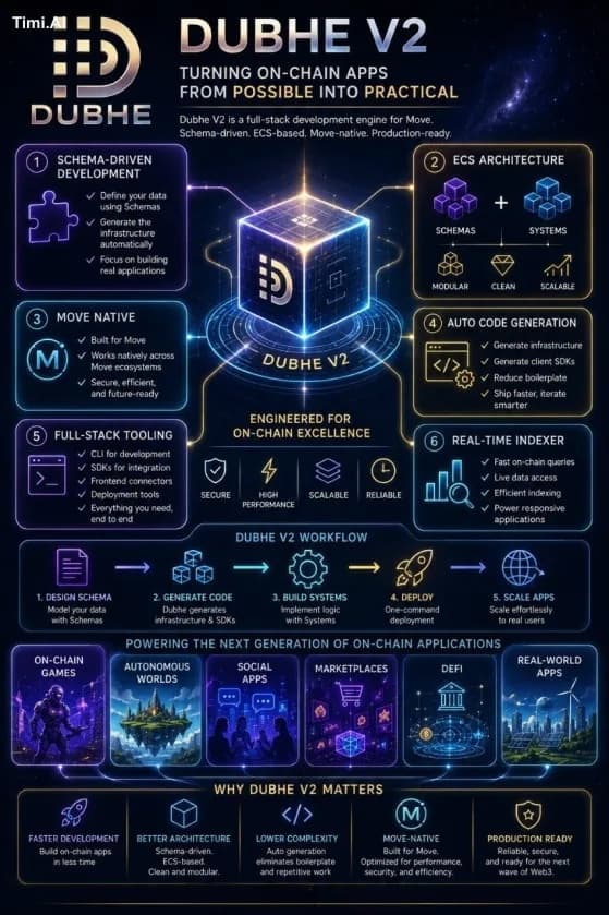 Dubhe V2 transforms on-chain application development from a
