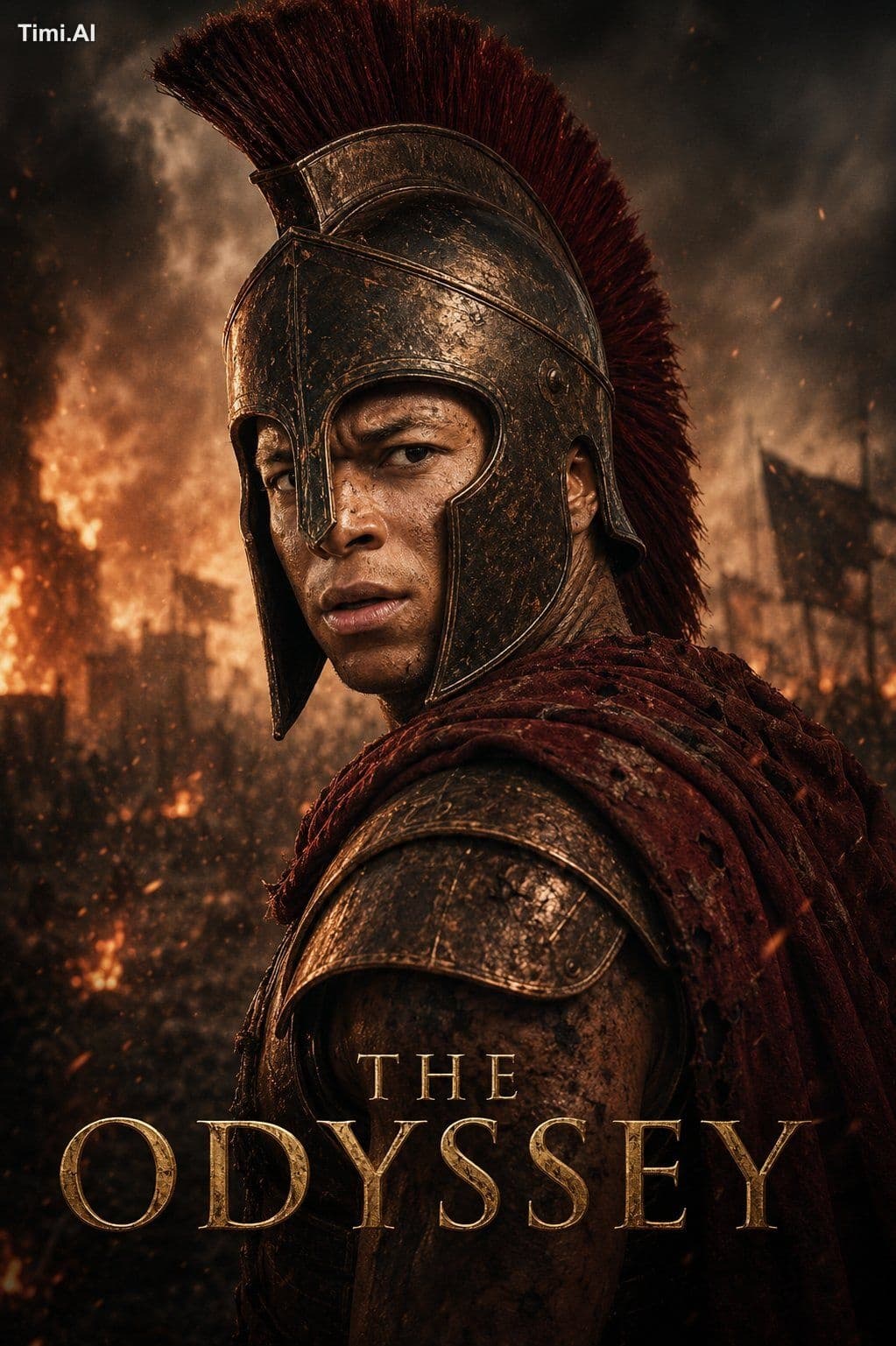 فيلم #TheOdyssey مكسر الدنيا، فقلت أسوي لكم برومبت يحول صورت