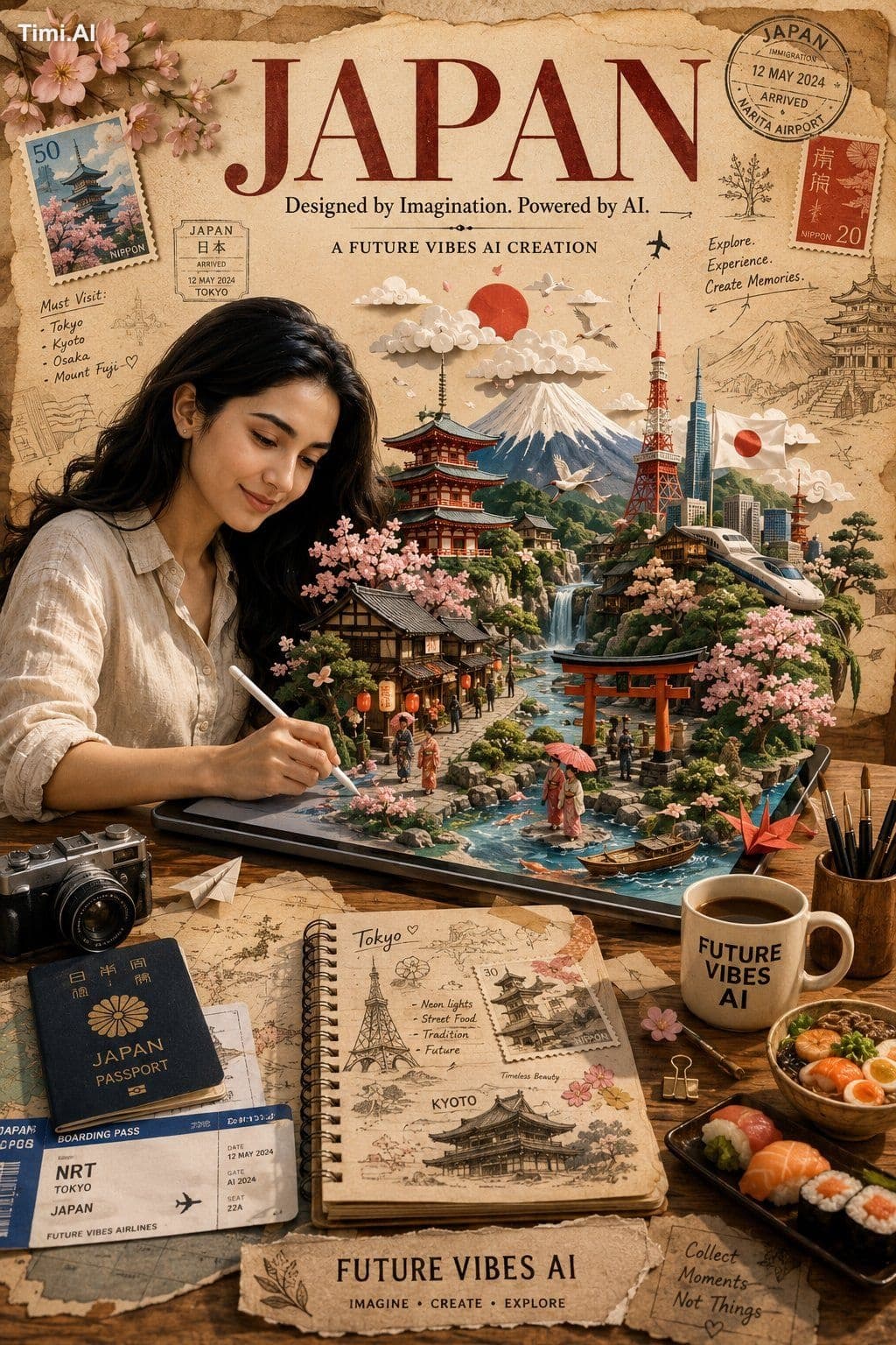 Create a premium luxury vintage travel poster featuring [Cou